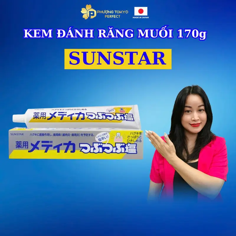 Kem đánh răng muối Sunstar 170g